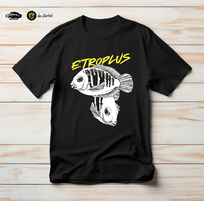 Canara Pearlspot Cichlid Stealth Edition tee